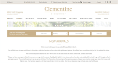 Desktop Screenshot of clementinedesign.com.au